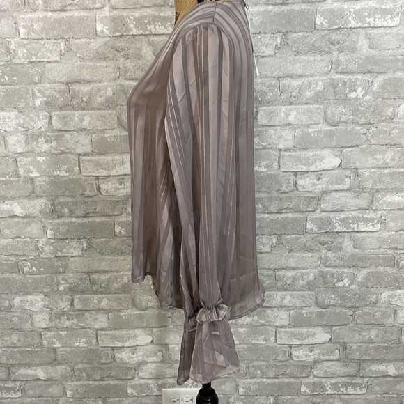 Lush Ruffle Bell Sleeve Blouse - Picture 2 of 5